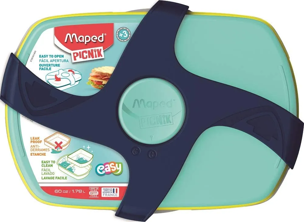 Maped - Picnik Concept - Twist 1.78 litre Lunch Box - Blue