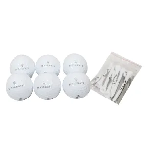 Maserati Callaway 6 Ball Pouch With Tees