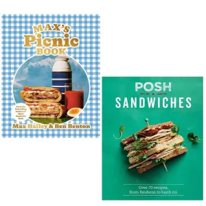 Max’s Picnic Book Max Halley, Posh Sandwiches Quadrille Publishing 2 Books Set