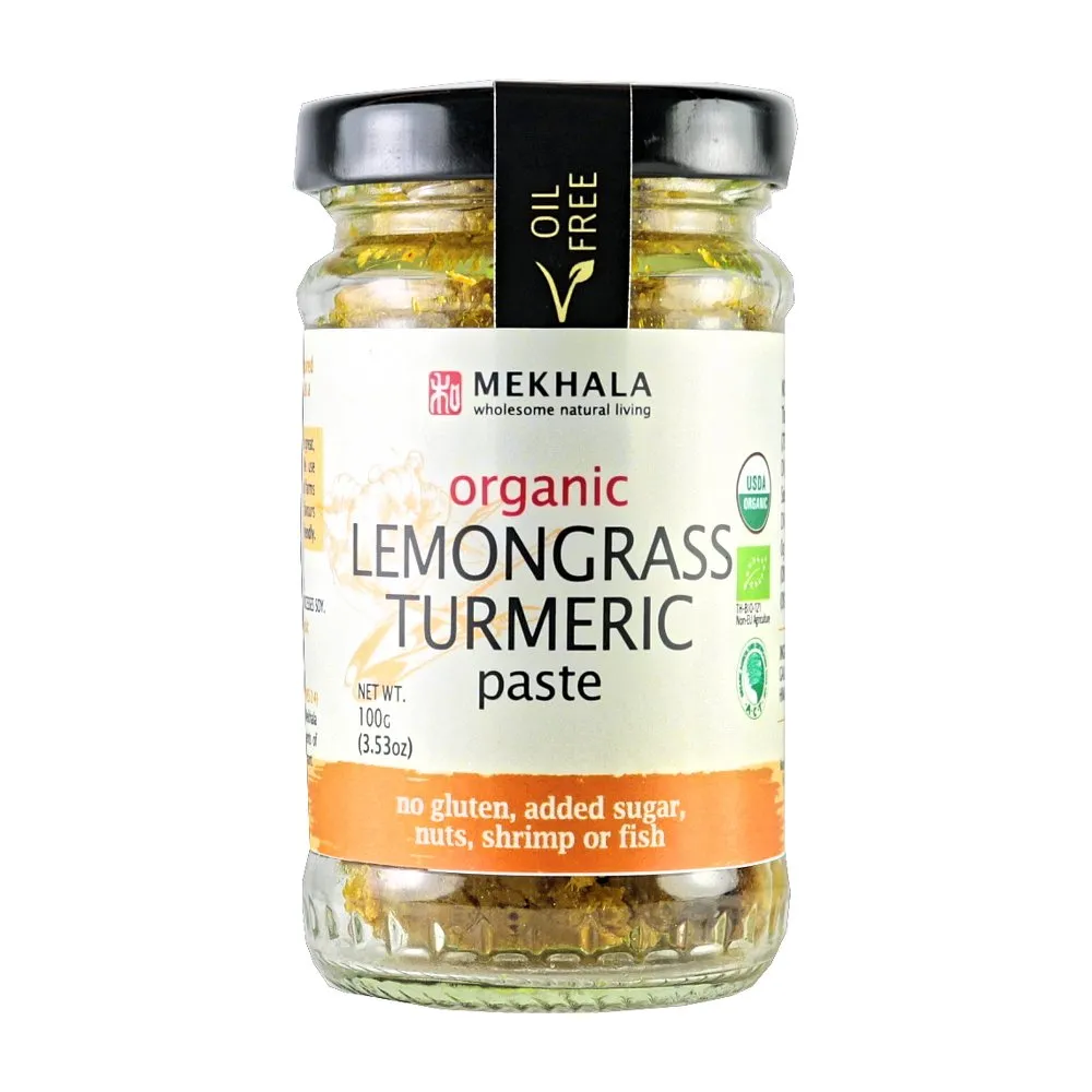 mekhala Orgánica Sin Gluten Citronela Turmeric pegar Value Pack (3 x 3.5oz)