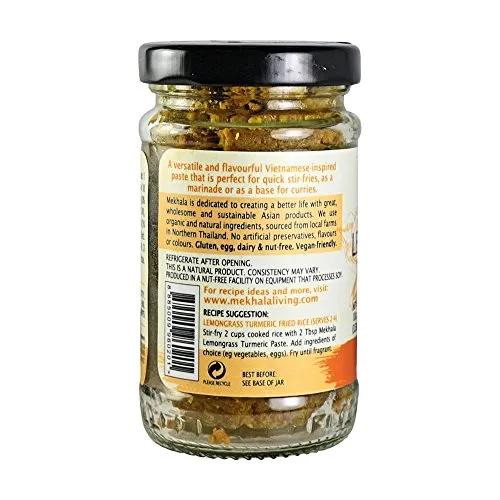 mekhala Orgánica Sin Gluten Citronela Turmeric pegar Value Pack (3 x 3.5oz)