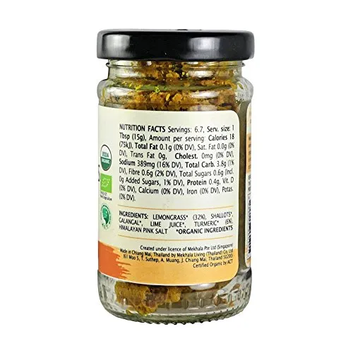 mekhala Orgánica Sin Gluten Citronela Turmeric pegar Value Pack (3 x 3.5oz)