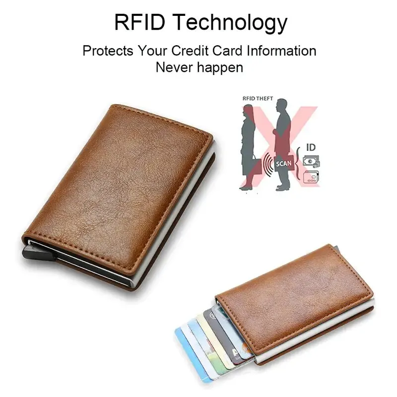 Men's Carbon Fiber Magsafe Wallet