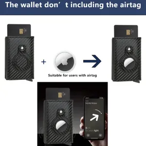 Men's Carbon Fiber Magsafe Wallet