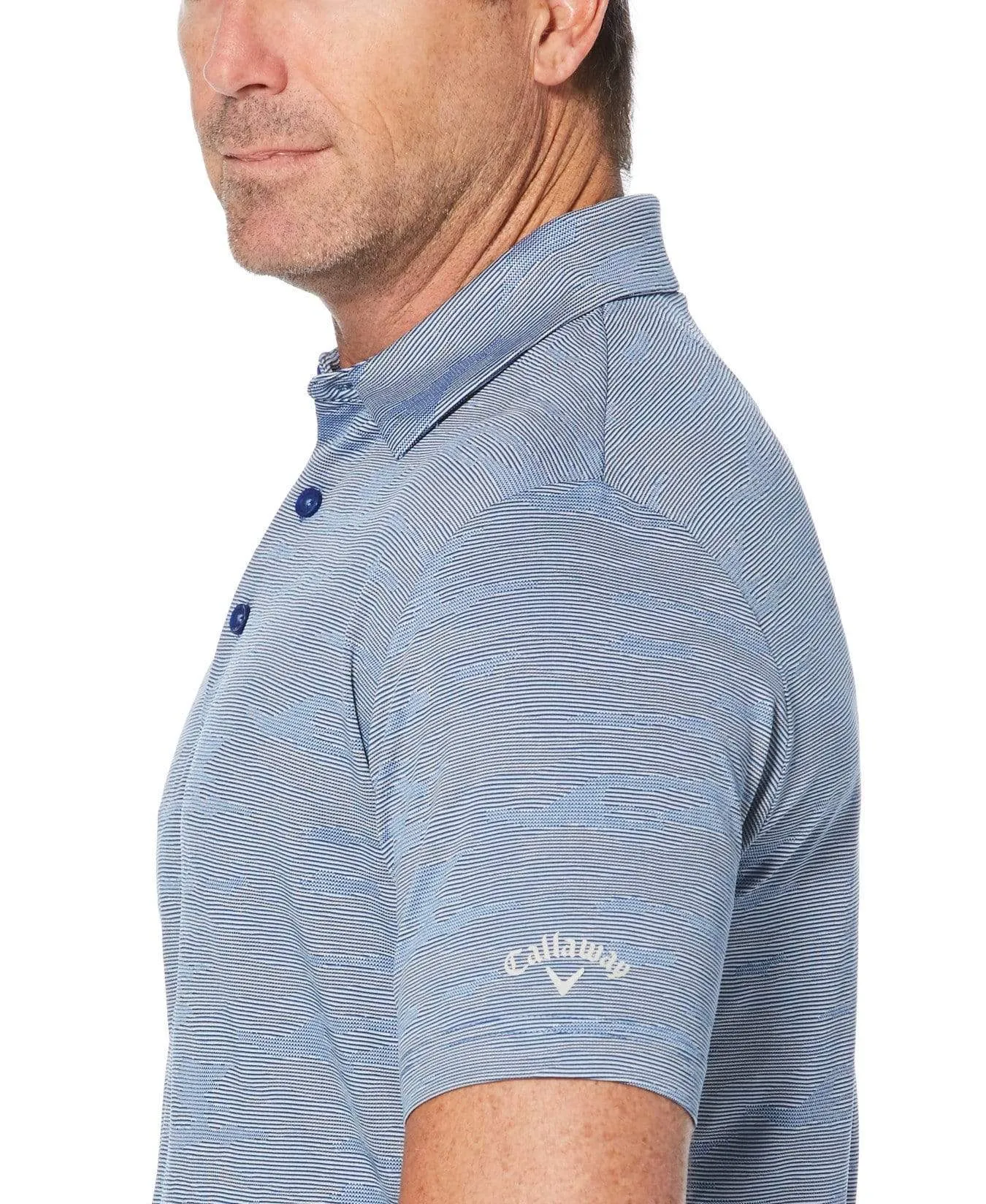 Mens Jacquard Polo