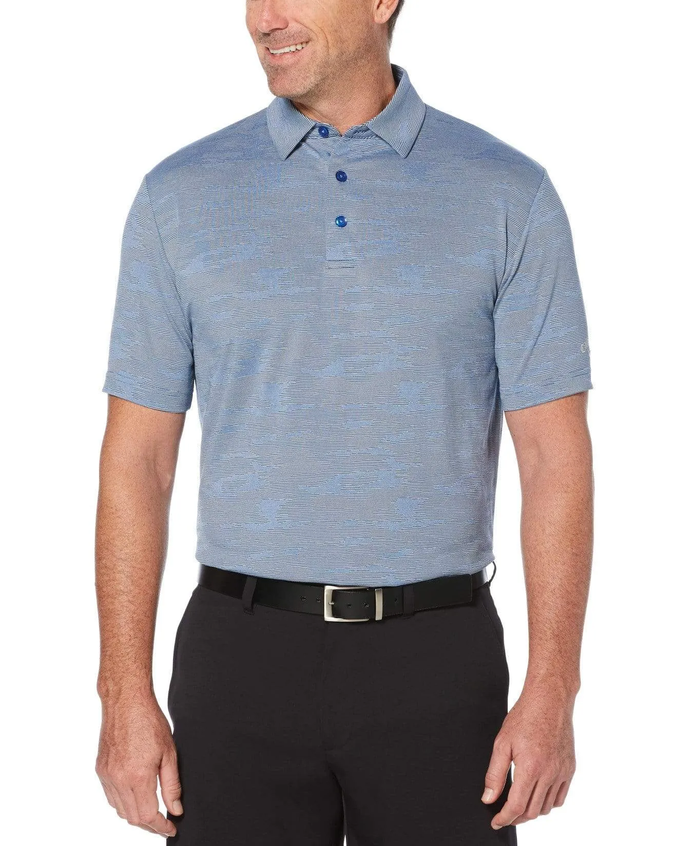 Mens Jacquard Polo