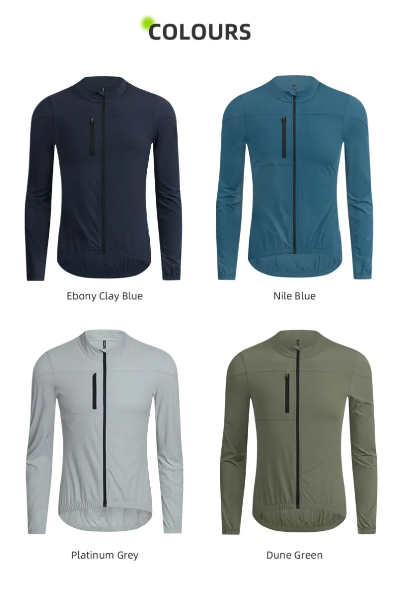 MENS LIGHTWEIGHT JACKET WIND HUNTER EBONY CLAY BLUE