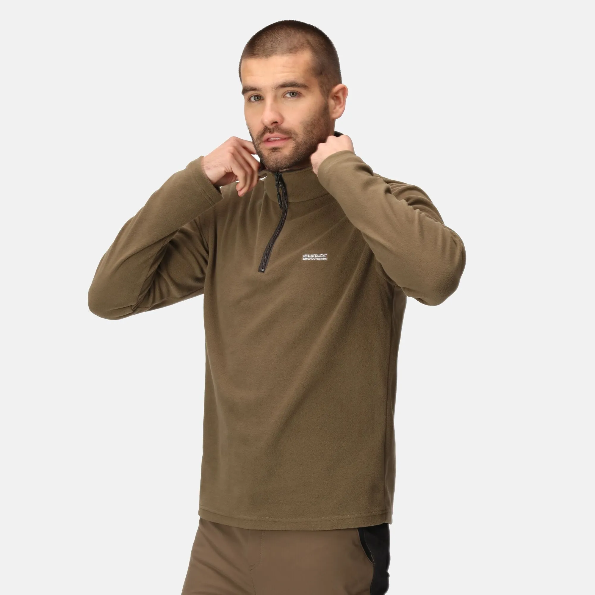 Men's Regatta Thompson Lightweight Half Zip Fleece - Crocodile