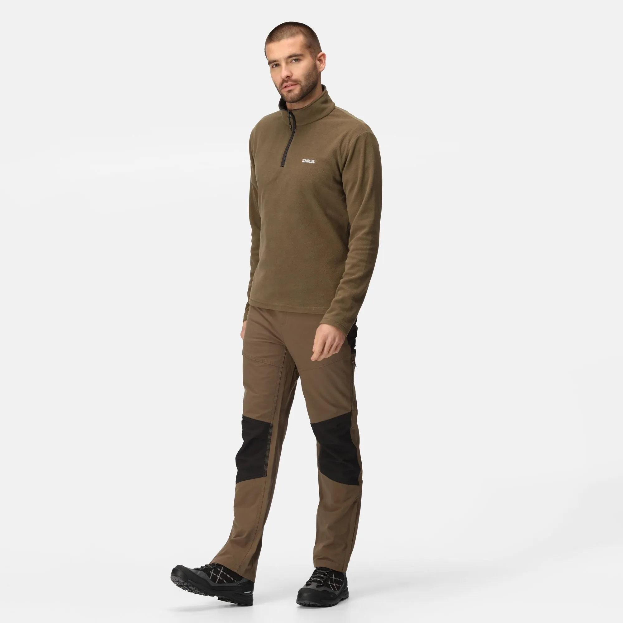 Men's Regatta Thompson Lightweight Half Zip Fleece - Crocodile