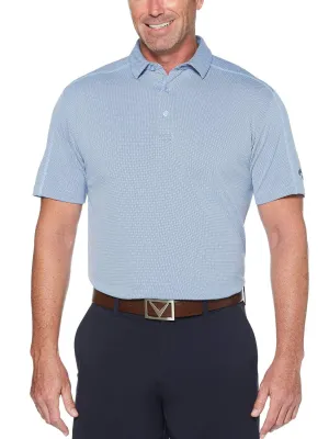 Mens Swing Tech™ Two Color Jacquard Polo