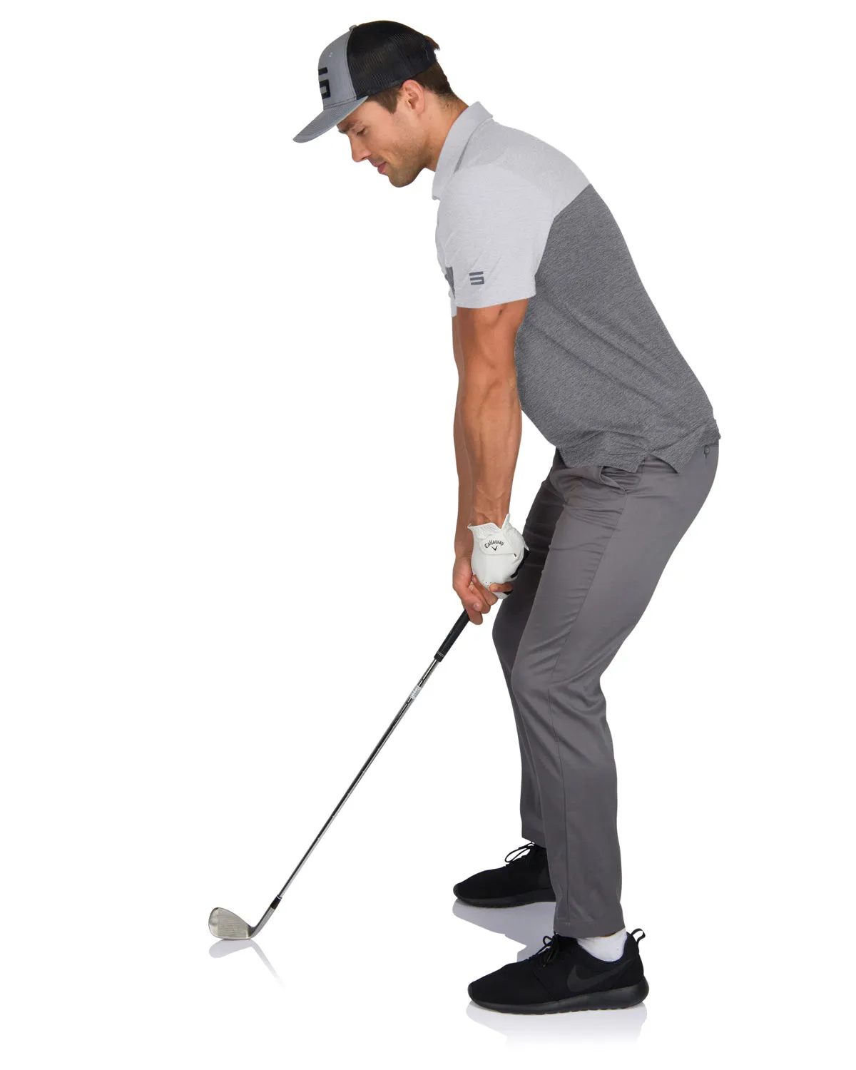 Men’s Two-Toned Colorblock Golf Polo