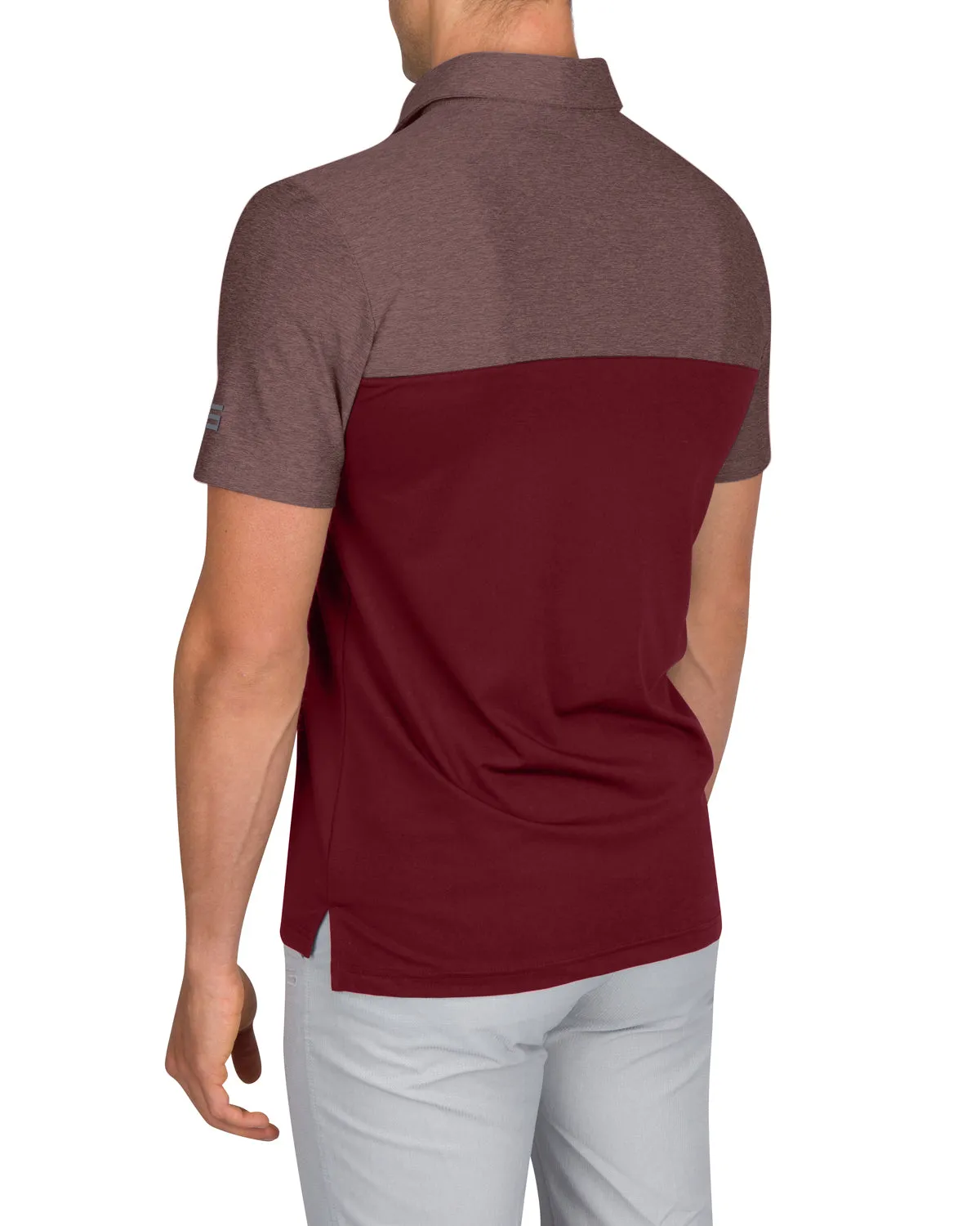 Men’s Two-Toned Colorblock Golf Polo