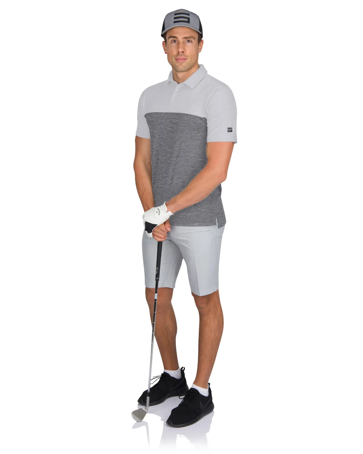 Men’s Two-Toned Colorblock Golf Polo