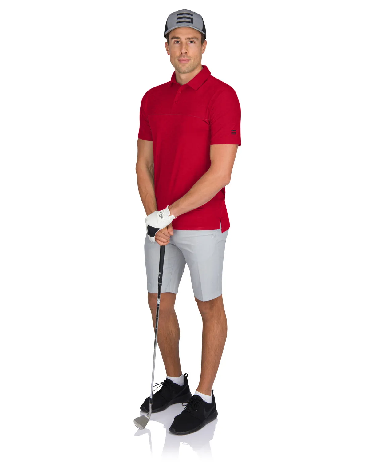 Men’s Two-Toned Colorblock Golf Polo