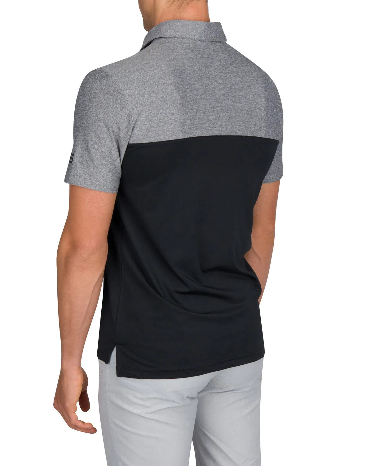 Men’s Two-Toned Colorblock Golf Polo
