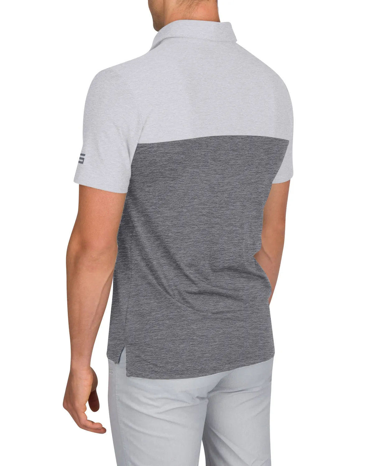 Men’s Two-Toned Colorblock Golf Polo