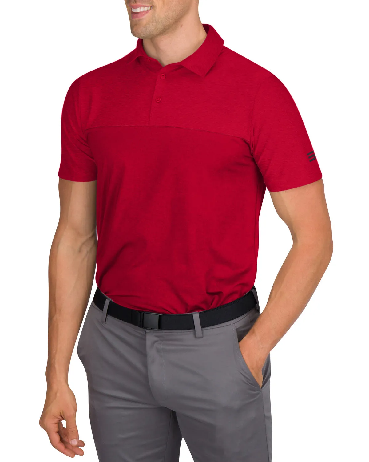 Men’s Two-Toned Colorblock Golf Polo