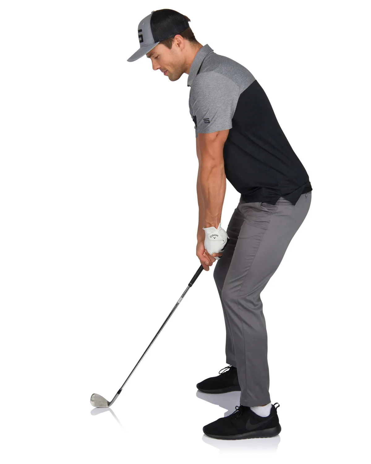 Men’s Two-Toned Colorblock Golf Polo