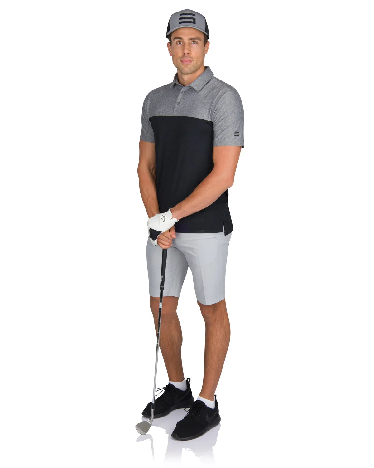 Men’s Two-Toned Colorblock Golf Polo
