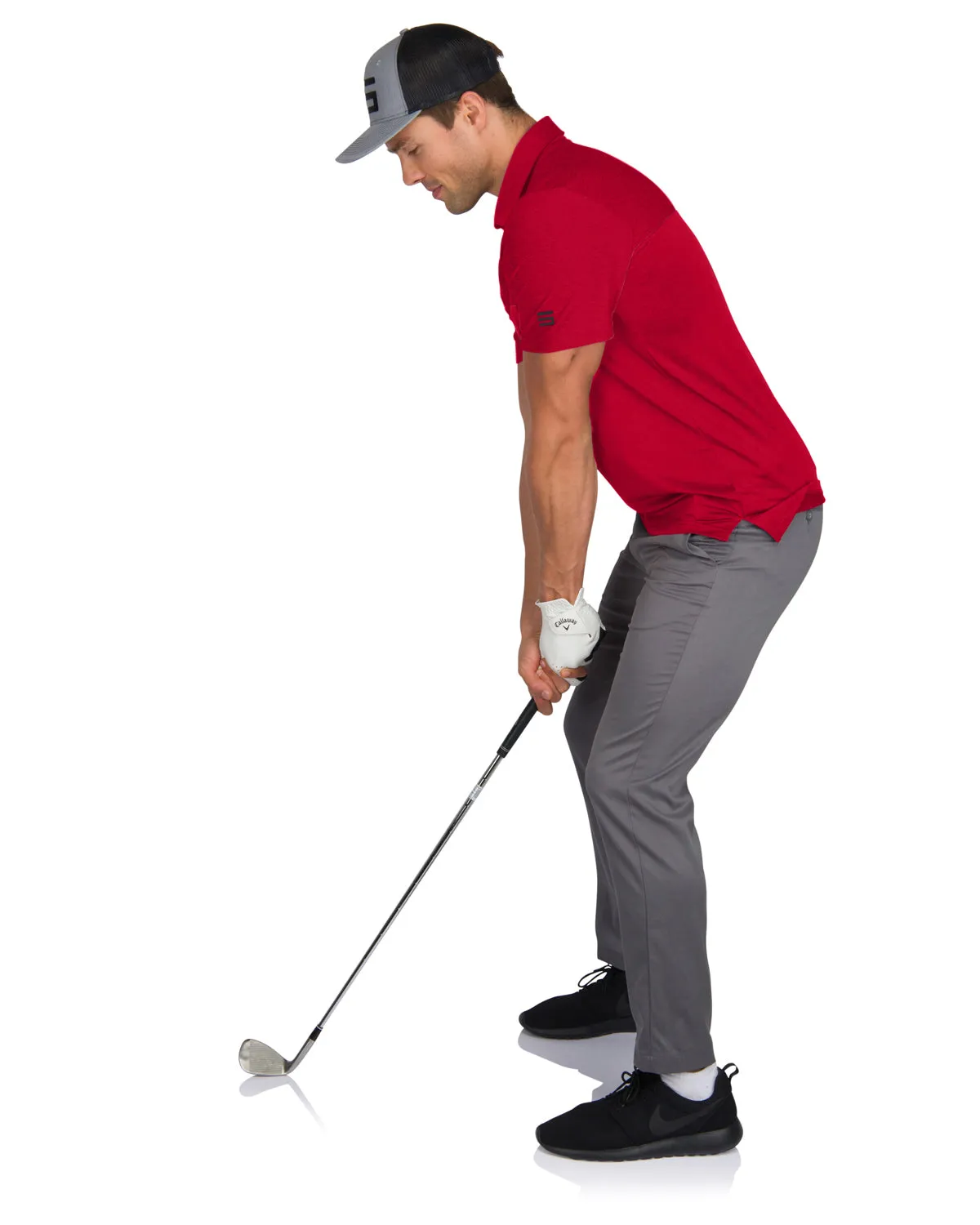 Men’s Two-Toned Colorblock Golf Polo