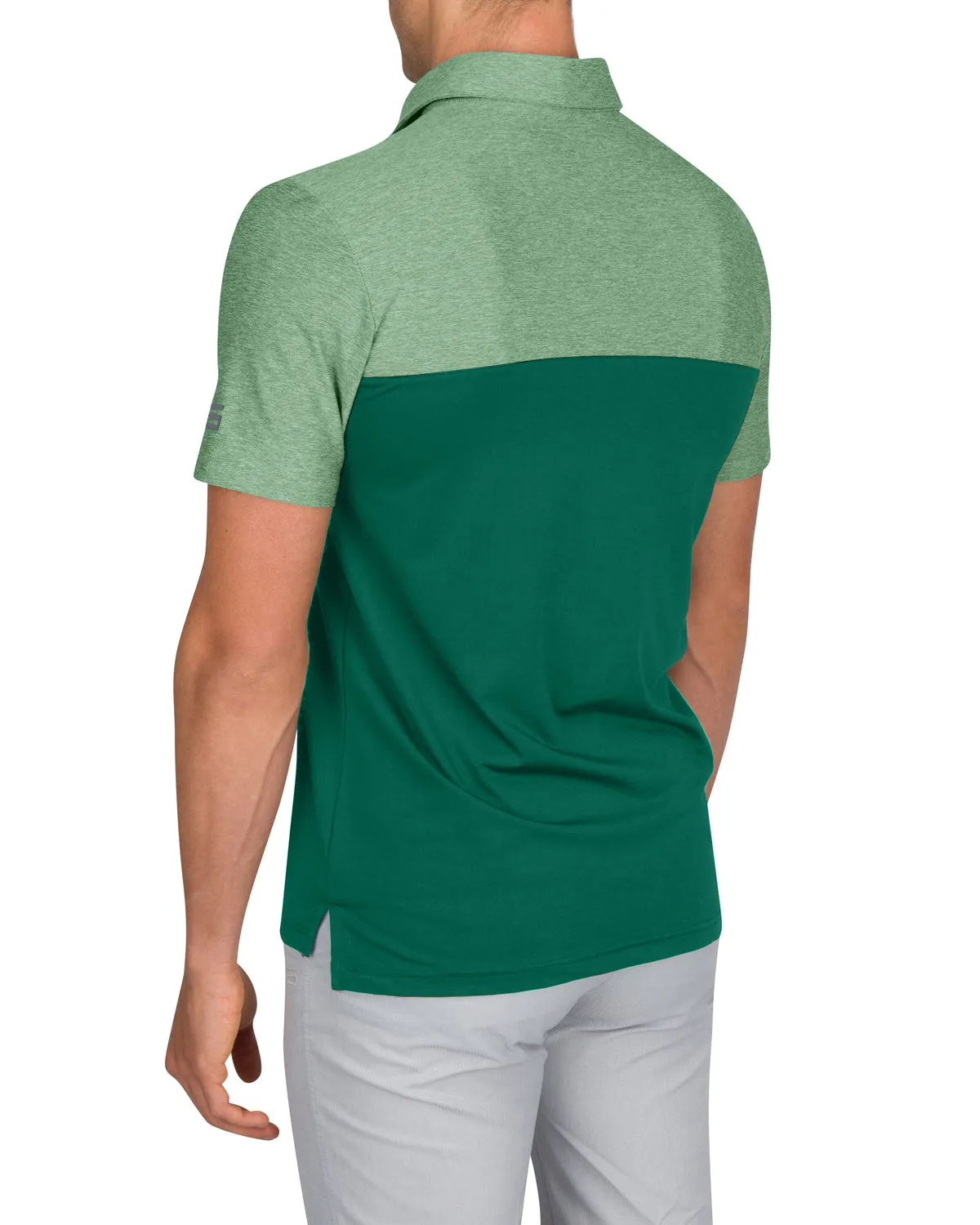 Men’s Two-Toned Colorblock Golf Polo