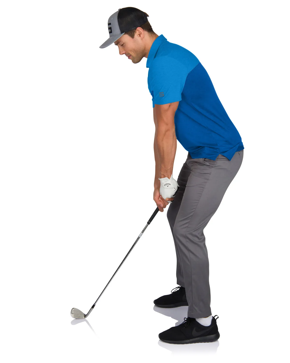 Men’s Two-Toned Colorblock Golf Polo