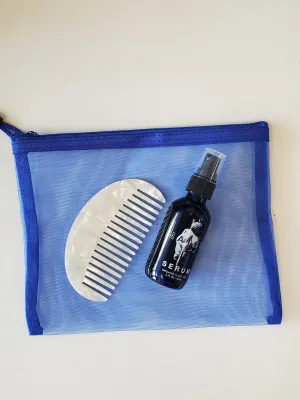 Mesh Pouch - Cobalt