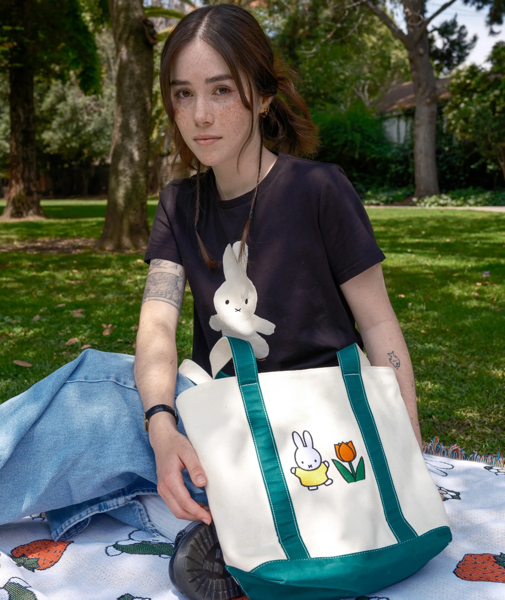 Miffy Market Tote Bag