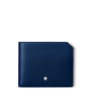 Montblanc Portfolio 6 Meisterstück Selection Soft Blu 130059 compartments