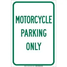 Motorcycle Parking Only Sign/ Buy online