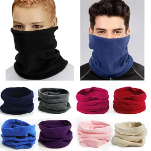 Multifunctional 3 In 1 Scarf Unisex Men Women Thermal Warm Fleece Snood Scarf Neck Warmer Beanie Ski Balaclava Hat Z2