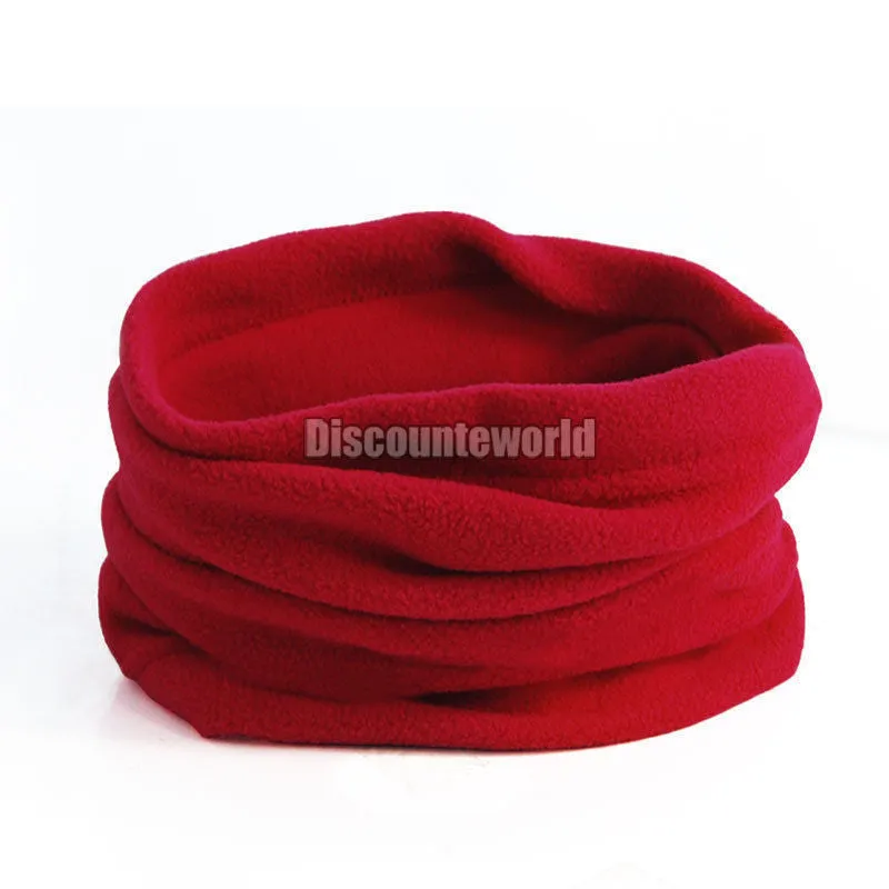 Multifunctional 3 In 1 Scarf Unisex Men Women Thermal Warm Fleece Snood Scarf Neck Warmer Beanie Ski Balaclava Hat Z2