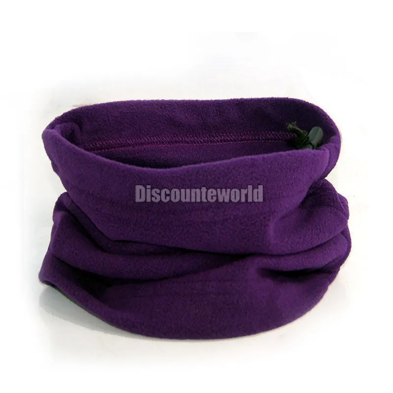 Multifunctional 3 In 1 Scarf Unisex Men Women Thermal Warm Fleece Snood Scarf Neck Warmer Beanie Ski Balaclava Hat Z2