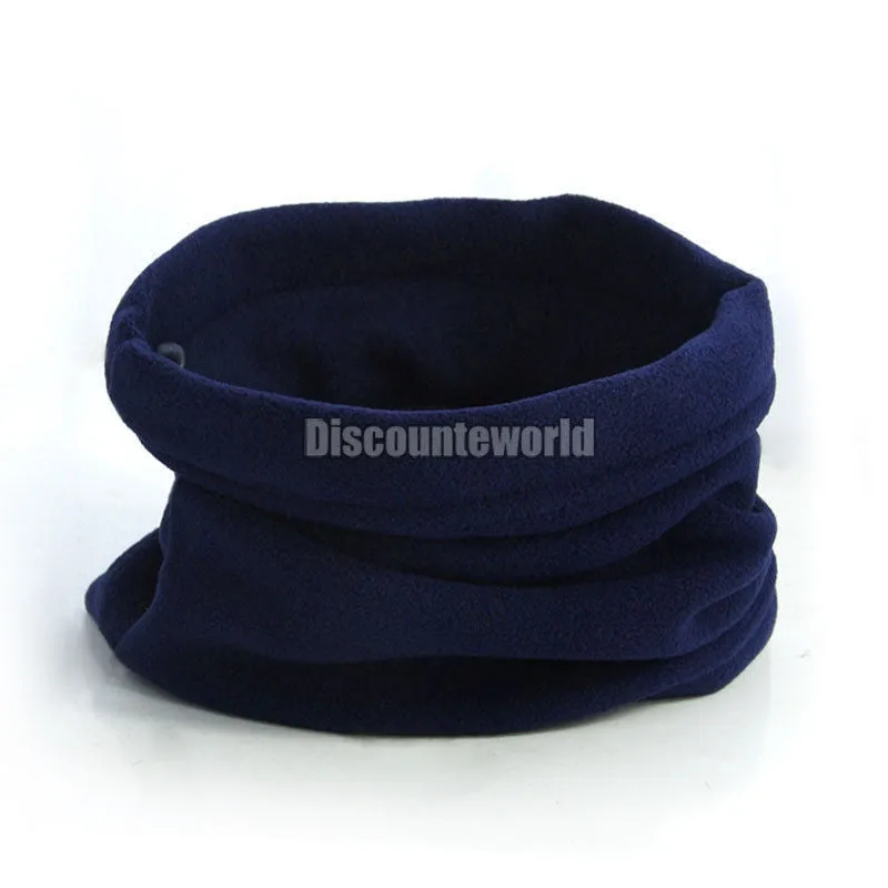 Multifunctional 3 In 1 Scarf Unisex Men Women Thermal Warm Fleece Snood Scarf Neck Warmer Beanie Ski Balaclava Hat Z2