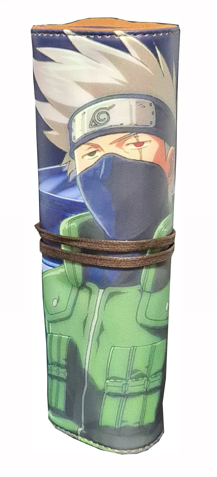 Naruto roll up pencil case / brush case for artist - Kakashi Hatake
