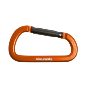 Naturehike 8cm d-type multifunctional hang buckle without lock - Orange