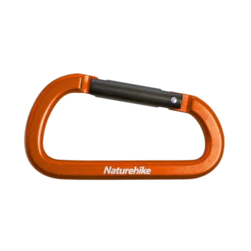 Naturehike 8cm d-type multifunctional hang buckle without lock - Orange