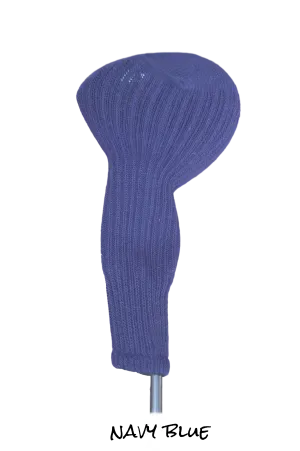 Navy Blue Club Sock Golf Headcover