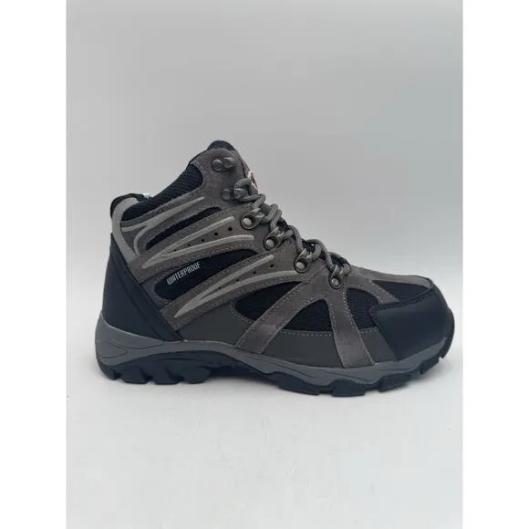 NEW Iron Age SURVEYOR Men's Hiking Boot Grey/Black US Size 7 Wide NIB