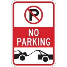 No Parking Picto And Tow Away No Parking Sign/ Buy online