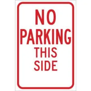 No Parking This Side Sign/ Buy online