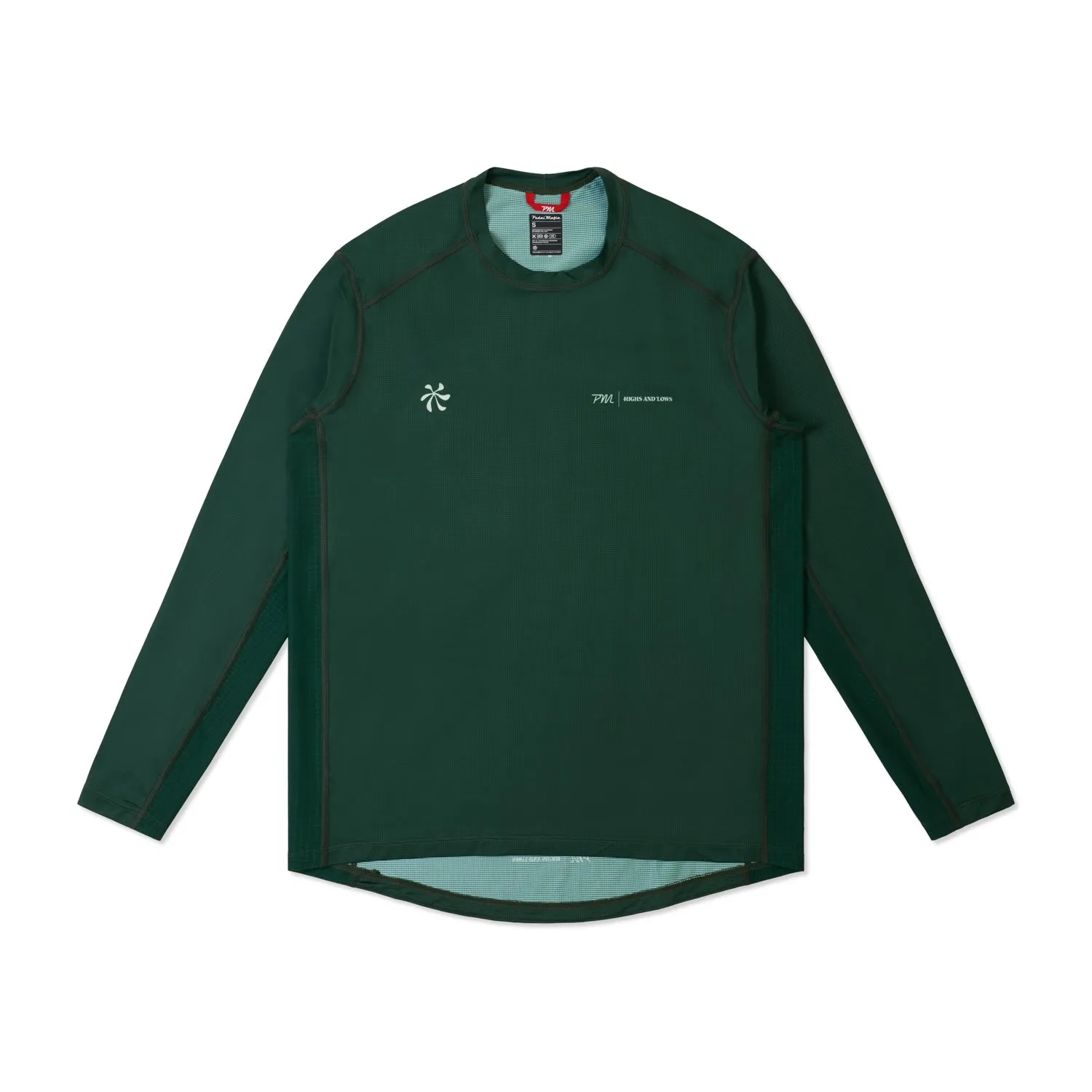 Nomadic Tech Long Sleeve T Shirt Jersey - Life Cycle Pine