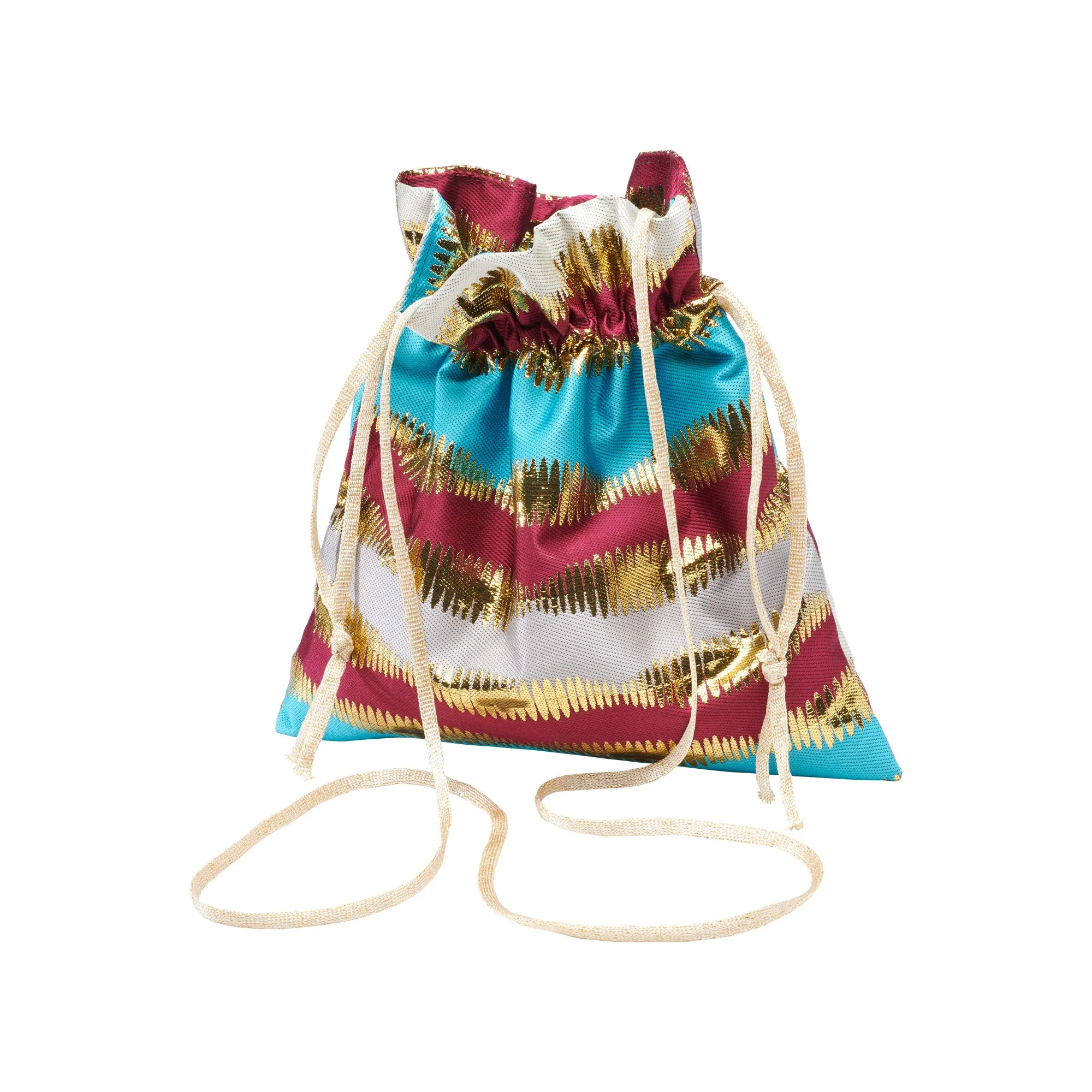 Noni Pouch - Lady Madonna Bordeaux and Blue