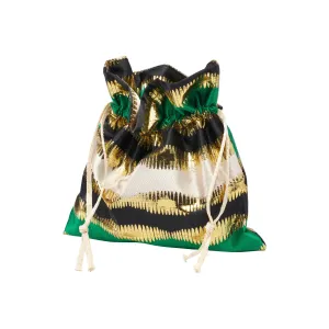 Noni Pouch - Lady Madonna Green and Black
