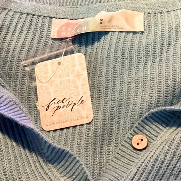 NWT Free People Picnic Sweater Mini Dress