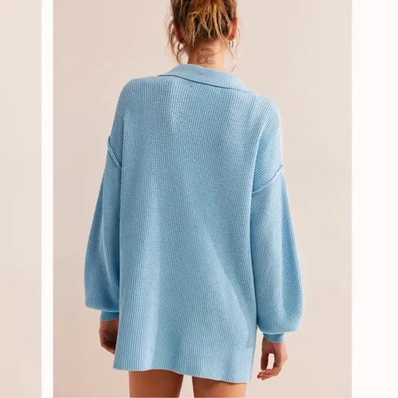 NWT Free People Picnic Sweater Mini Dress