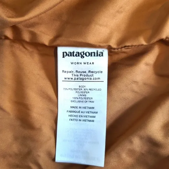 NWT Patagonia Women’s Los Gatos Fleece Vest in Brown Size Small