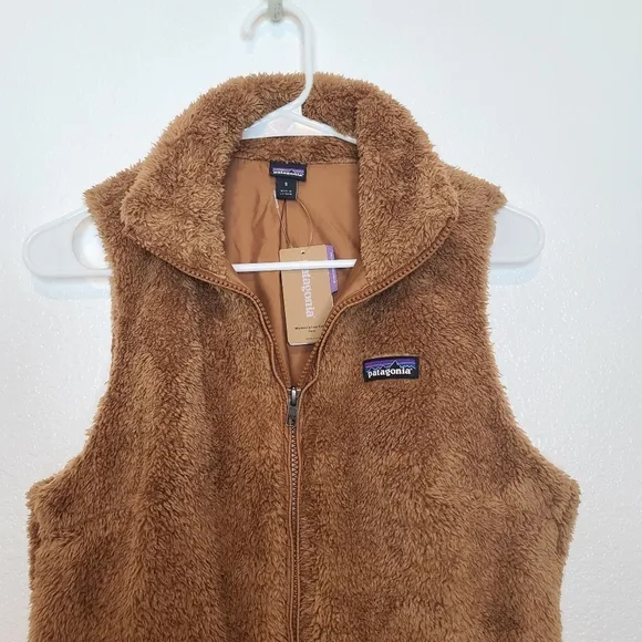 NWT Patagonia Women’s Los Gatos Fleece Vest in Brown Size Small