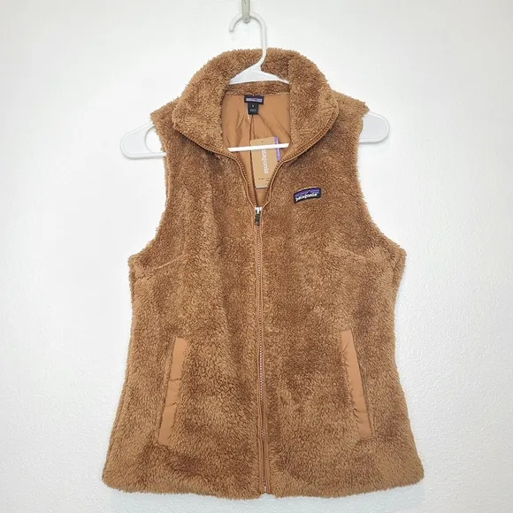 NWT Patagonia Women’s Los Gatos Fleece Vest in Brown Size Small