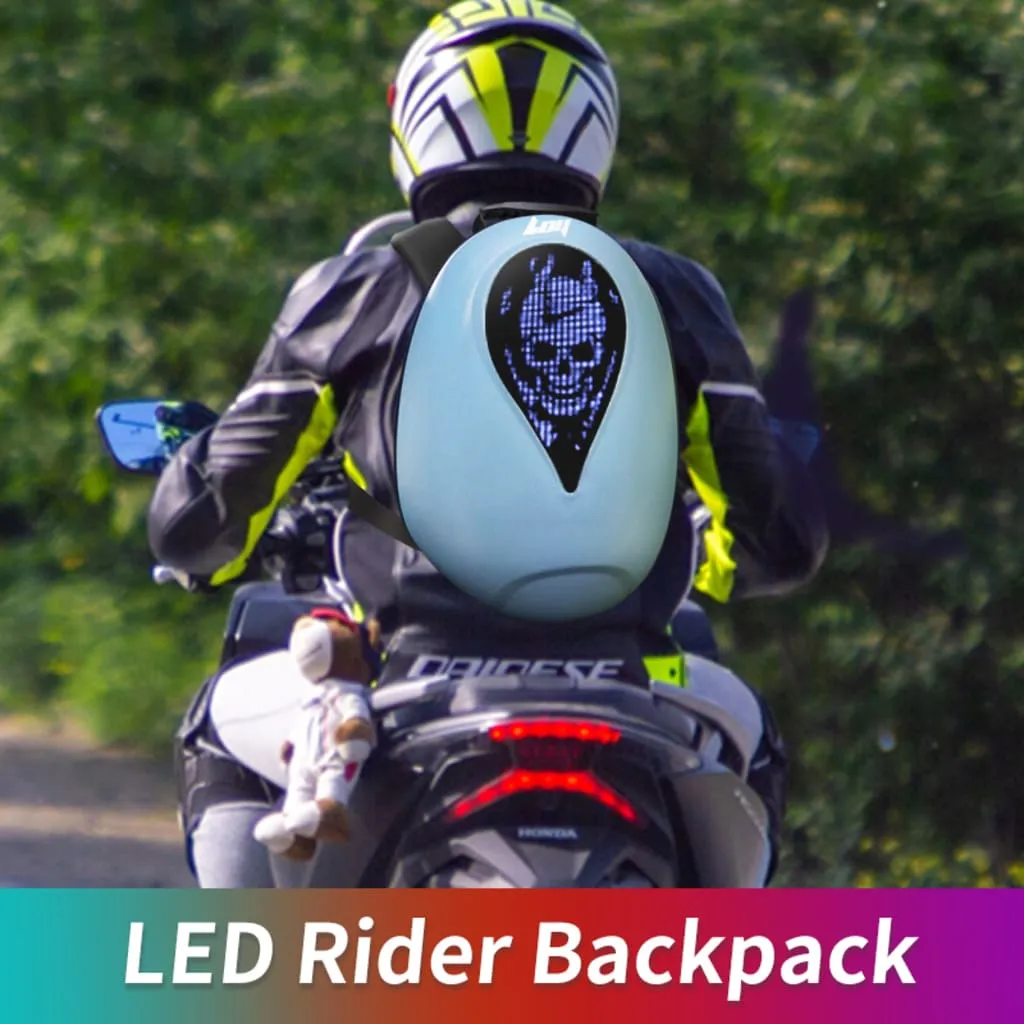 Ocean Heart LED Backpack